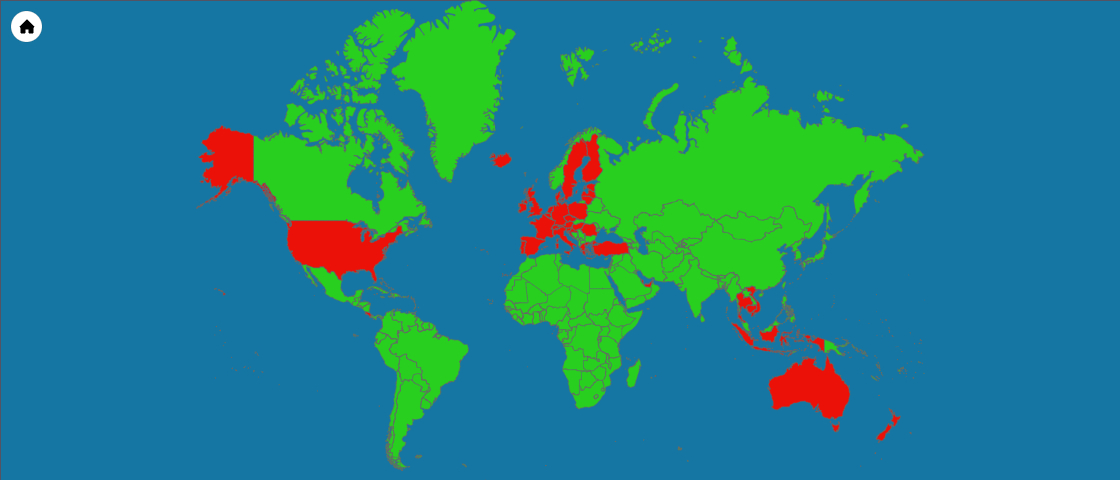 The countries I've visited so far... (source - amcharts.com)