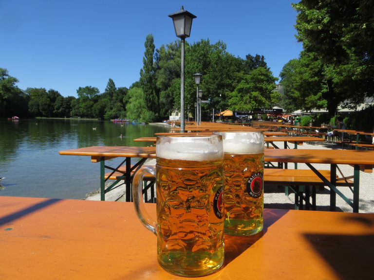 Prost! at the Seehaus (they weren’t both for me) © towelintherain