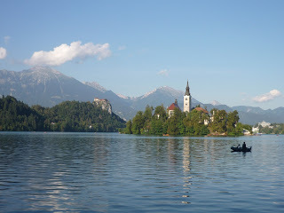 The stunningly beautiful Lake Bled in Slovenia. (source - Pulped Travel)