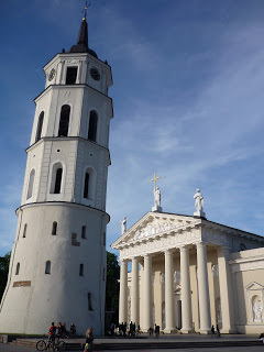 Vilnius Cathedral in Lithuania. (source - Pulped Travel)